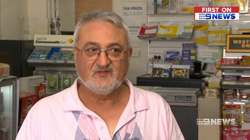 Owner Tony Passarella described the moment the knife-man walked in.