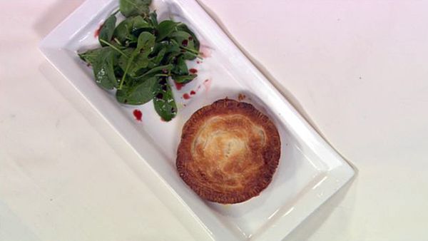 Roasted pumpkin & goat’s cheese pithivier