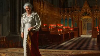 Queen Diamond Jubilee portrait by Australian artist Ralph Heimans