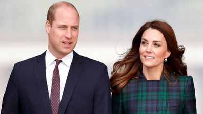 The Duke and Duchess of Cambridge in Scotland in January 2019 at the opening of a museum.