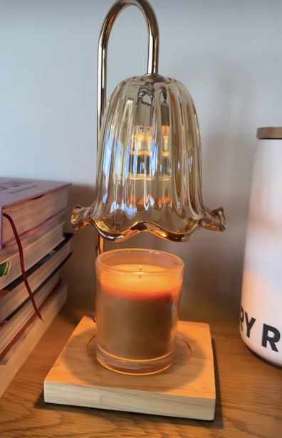 Candle warming lamp