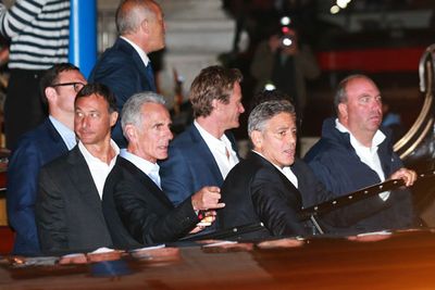 Parting ways from his bride-to-be, George spent his final night as a single man downing tequila shots and vintage wine with his best man Rande Gerber and groomsmen at the exclusive five-star Cipriani Hotel. <br/><br/>After shaking off the paps, Clooney headed to Da Ivo near Saint Mark's Square where he dined with friends. <br/><br/>The 53-year-old actor had 100 cases of his own tequila label flown to his wedding... which is probably why he opened up a few bottles at the stag night. <br/>