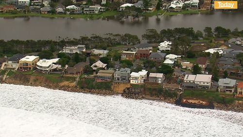 Residents in the suburb of Wamberal on the NSW Central Coast are concerned their homes may slip into the ocean 