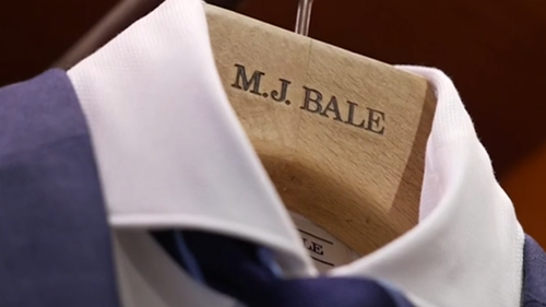 The world's first carbon-neutral suit will be unveiled by MJ Bale in the new year.