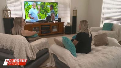 Jacqui Wicks' family is now relying on blow-up couches until they can afford a new sofa.