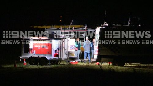 The alarm was raised about 5pm yesterday, sparking a large-scale search. (9NEWS)