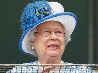 Queen Elizabeth II attends Derby Day 2016 .