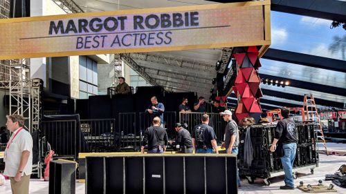 Stars names are up in lights. (9NEWS/Ehsan Knopf)