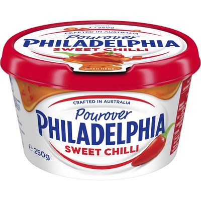 Philadelphia Cream Cheese Sweet Chilli Pourovers