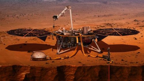 The NASA Insight spacecraft is designed to explore Mars.