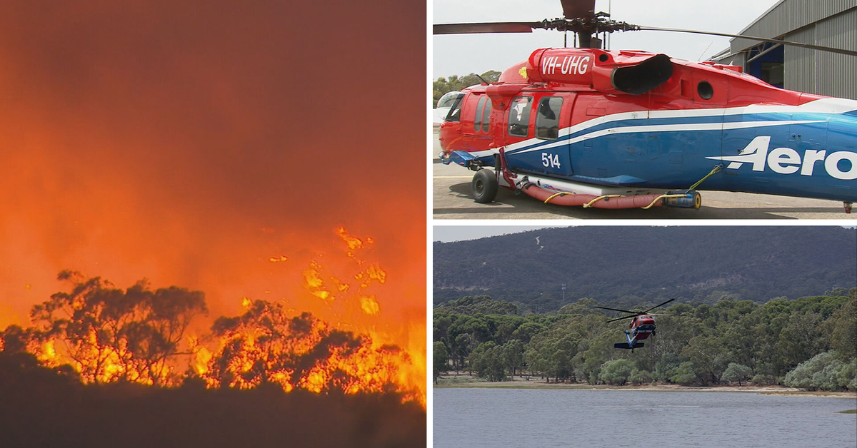 South Australia bolsters firefighting fleet with new Blackhawk chopper