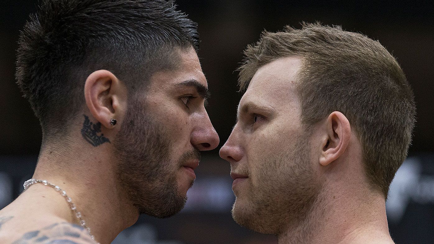 'I just saw a weak person': Sparks fly between Michael Zerafa and Jeff Horn as bout looms