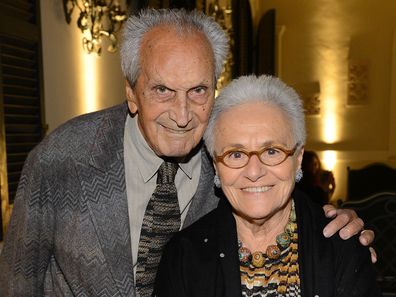 Ottavio Missoni and Rosita Missoni 