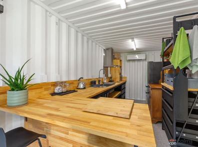 Tiny container home and shed in rural Queensland has hit the market, with offers above $399k being accepted 