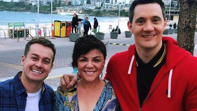 Em Rusciano, Grant Denyer and Ed Kavalee