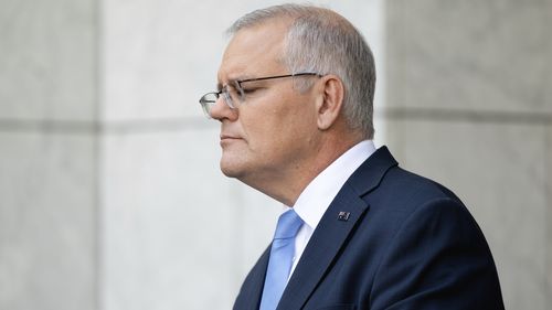 Prime Minister Scott Morrison security car crashes, but he was not present in the accident. 