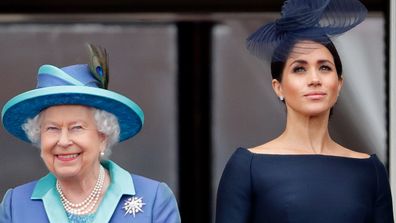 Queen Elizabeth and Meghan Markle