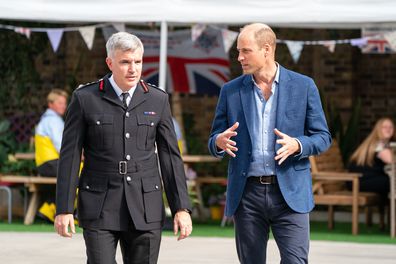 Prince William during an official visit on September 9.