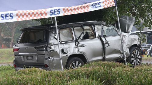 A man and woman are dead after the driver of a stolen SUV crashed into them and fled in Melbourne.

