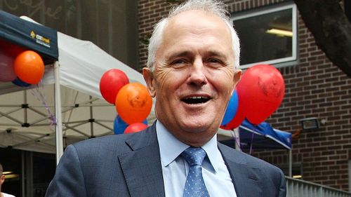 LOOKING GOOD: Malcolm Turnbull.