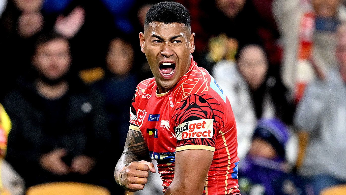 Dolphins star Jamayne Isaako was dominant in the win over the Dragons