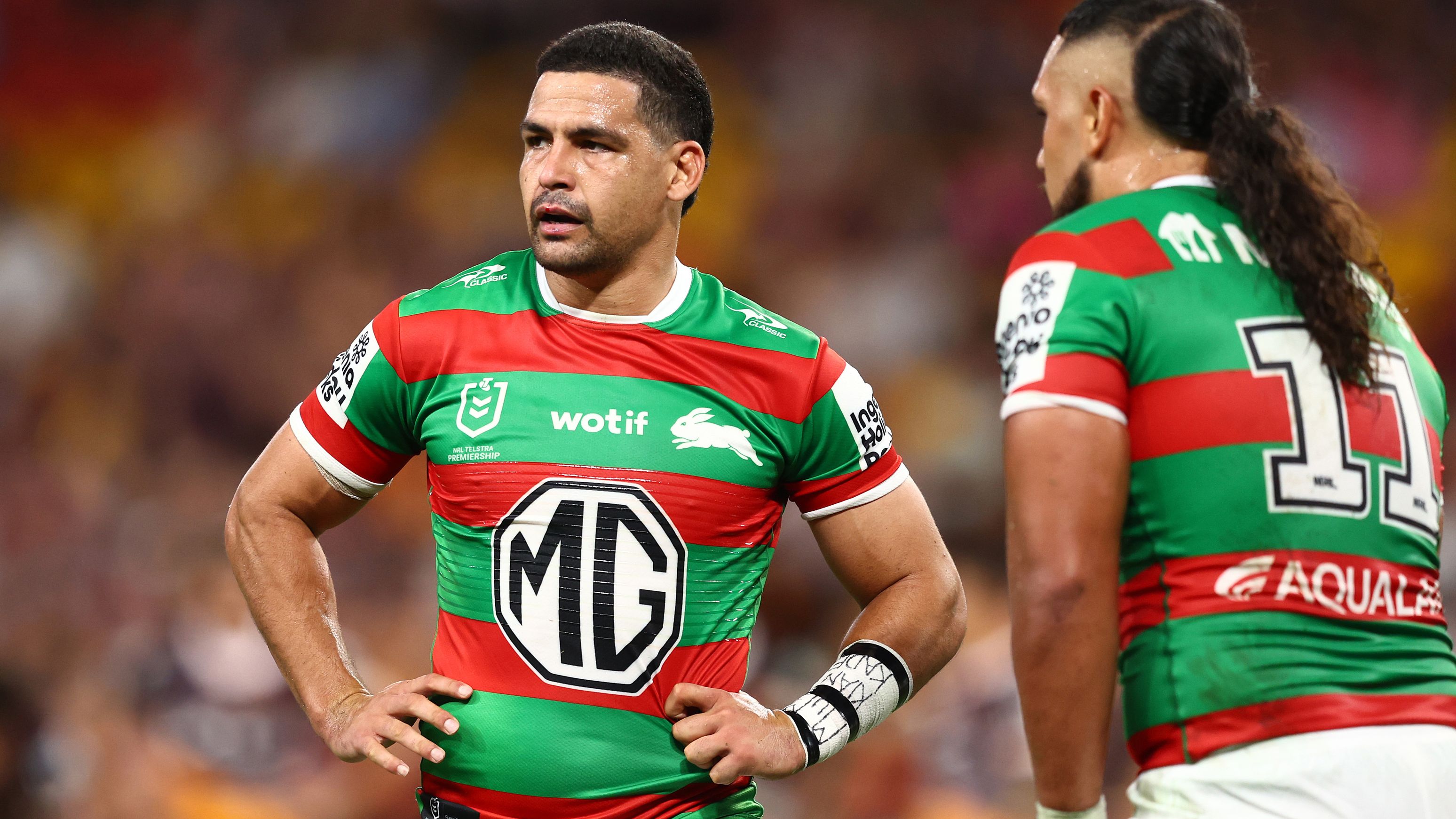 Estrella de los Rabbitohs, Cody Walker, descartado para el enfrentamiento de la jornada 12 por lesión en la pantorrilla; Selección del Estado de Origen, lesiones de los Blues de NSW