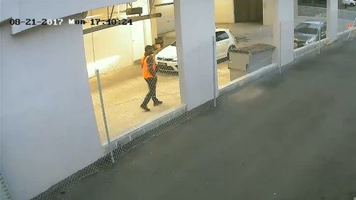 Police have released CCTV of the wanted man believed to be at large in Sydney. 