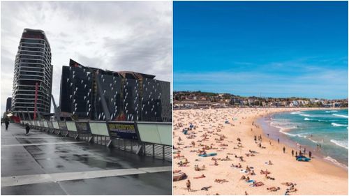 It's set to be a tale of two very different cities today, with Melbourne set to storm and Sydney expected to swelter. 