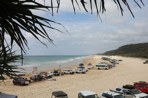 Veículos 4x4 na Ilha Bribie