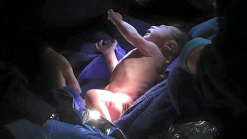 Newborn baby left in nativity scene in New York church