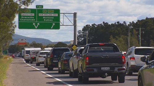 The Easter long-weekend rush home has begin, with major traffic headaches across multiple states.