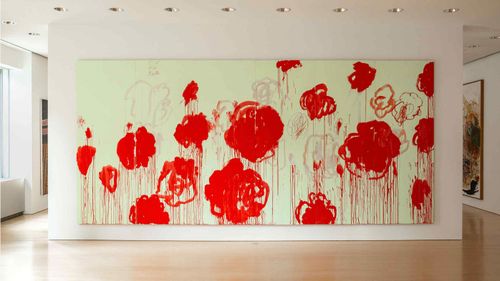 Cy Twombly's untitled work from 2007 sold for almost $80 million.