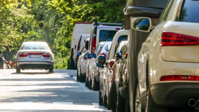 Can you be fined waiting for a car spot?