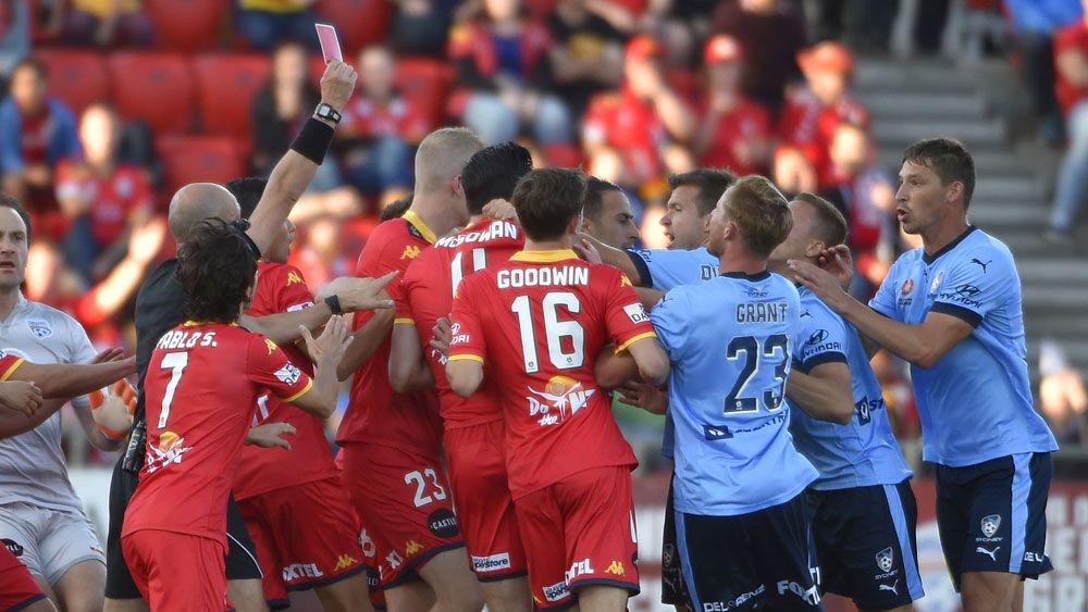 Adelaide roll Sydney FC 2-1 in A-League