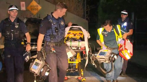 All three boys were taken to hospital where one is suffering from a serious abdominal injury. (9NEWS)