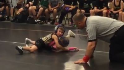 Little Brother Saves Sister From Wrestling Tournament Rival Little Brother Saves Sister From Wrestling Tournament Rival