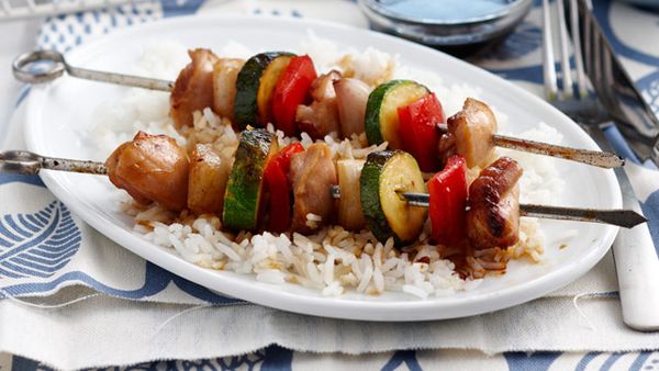 Chicken yakitori skewers for $10