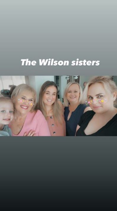 Rebel Wilson, sisters Annarchi and Liberty, mother Sue Bownds, Instagram photo