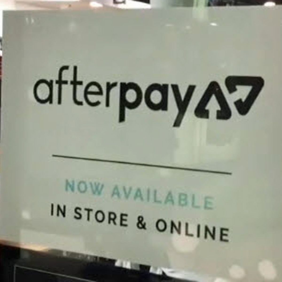 Afterpay Now Available!