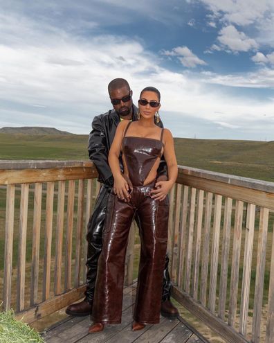 Kanye West and Kim Kardashian