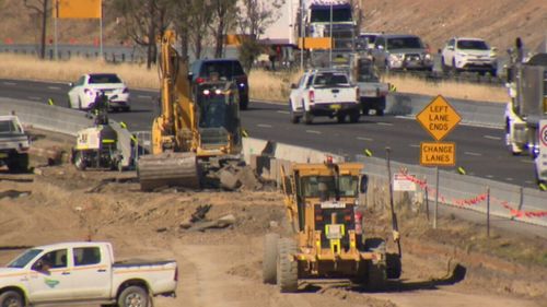 Giant mounds of asbestos dug up underneath the M4 motorway are set to be dumped in Western Sydney.