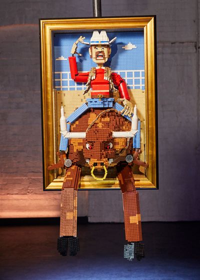 Bull-riding Cowboy — 3D Art Challenge