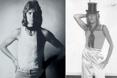 Richard Wilkins during his earlier career as a singer, with Rod Stewart.