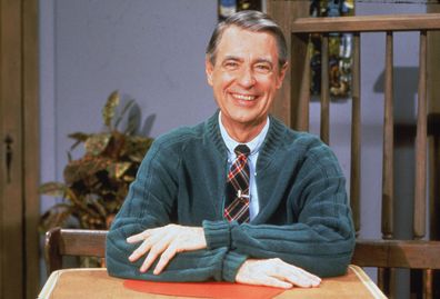 Portrait of American educator and television personality Fred Rogers (1928 - 2003) of the television series 'Mister Rogers' Neighborhood.