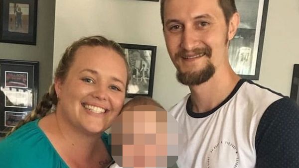 Rebecca, her fiance Dale and their 15-month-old son