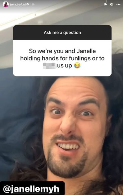 MAFS' Jesse broke his silence on rumours he's dating Janelle