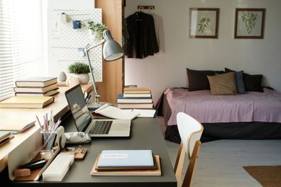 Interior of students room