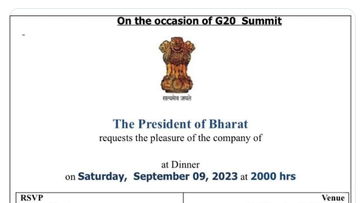 Indian Prime Minister ﻿Narendra Modi has replaced the country&#x27;s name with a Sanskrit word in dinner invitations to sent to G20 summit guests, fueling rumours of an official name change. The invitation which was sent ﻿out on Tuesday refers to the country&#x27;s President Droupadi Murmu as the &quot;President of Bharat&quot; rather than the &quot;President of India&quot;.