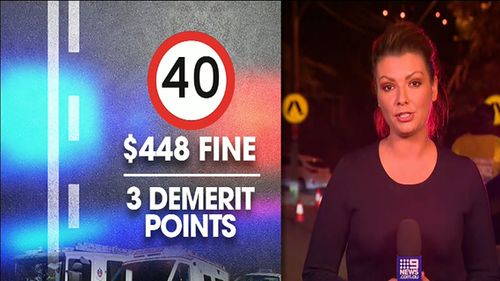 Under a new one-year trial, NSW drivers will need to slow down to 40km/h around emergency services vehicles or risk losing three demerit points.