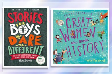 9PR: Fantastically Great Women Who Made History, by Kate Pankhurst and Stories for Boys Who Dare to be Different, by Ben Brooks book covers